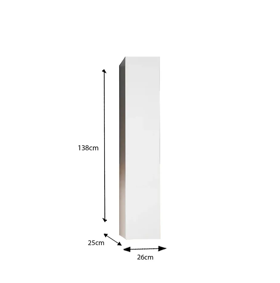Autres Ensemble salle de bain START blanc brillant 101 x 86 x 47 cm* Meuble De Salle De Bains Faible Profondeur