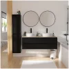 Mob-In Ensemble SORRENTO double vasque suspendu 120cm* Ensemble Meuble De Salle De Bains