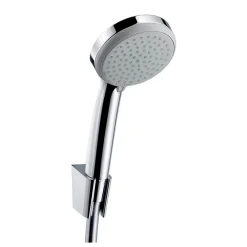 Hansgrohe Ensemble support mural et douchette Vario avec flexible de douche 125 cm chromé Croma 100* Pommeau De Douche, Flexible Et Barre De Douche