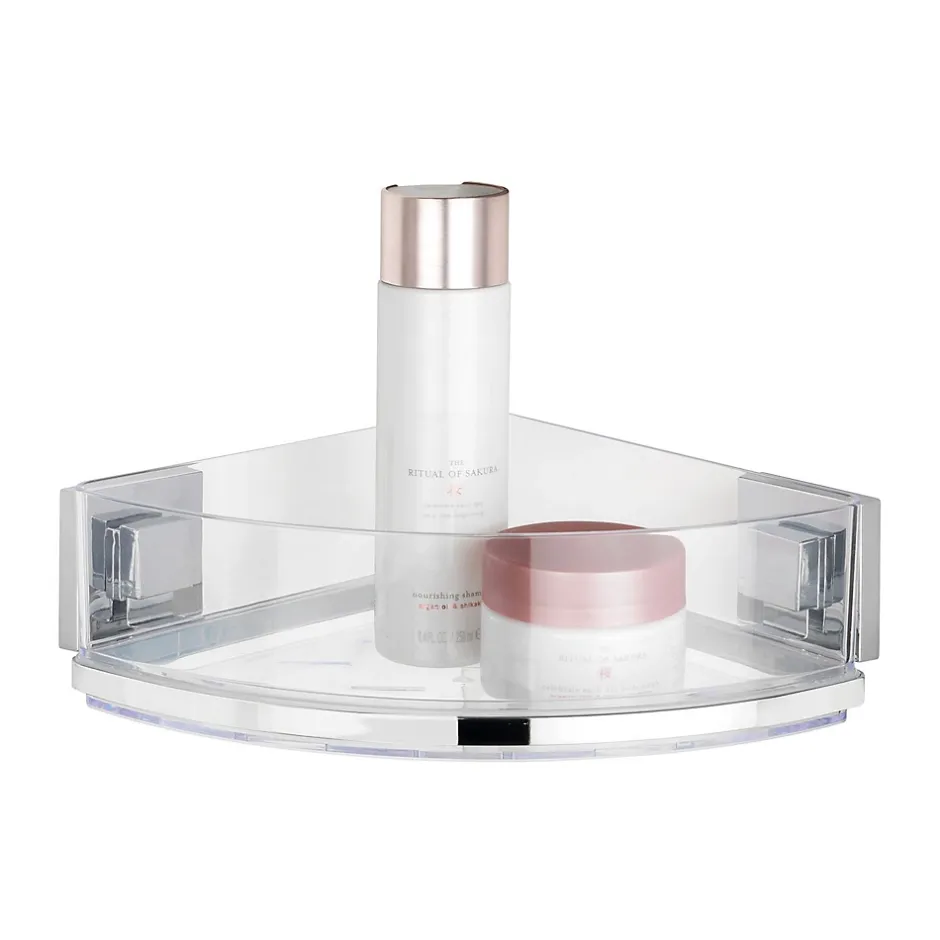 Wenko Etagère d'angle en acier inox Quadro