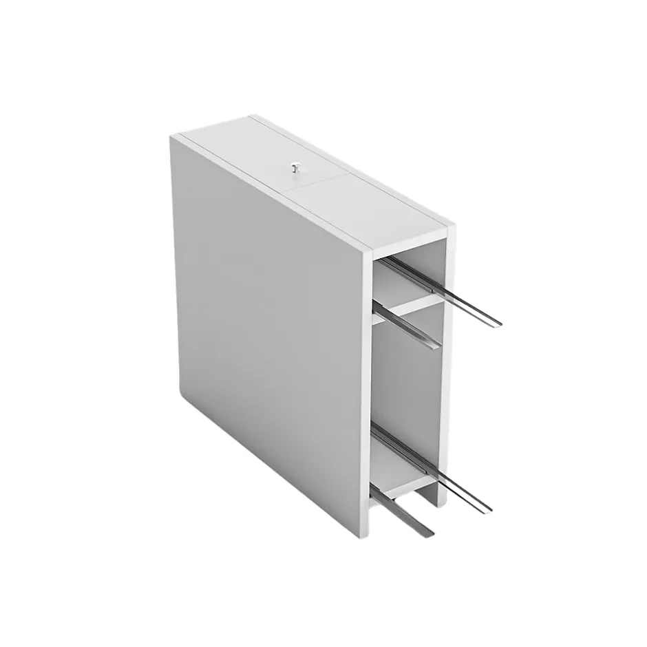 Calicosy Etagère de rangement WC blanc L19 cm - CALENCIA