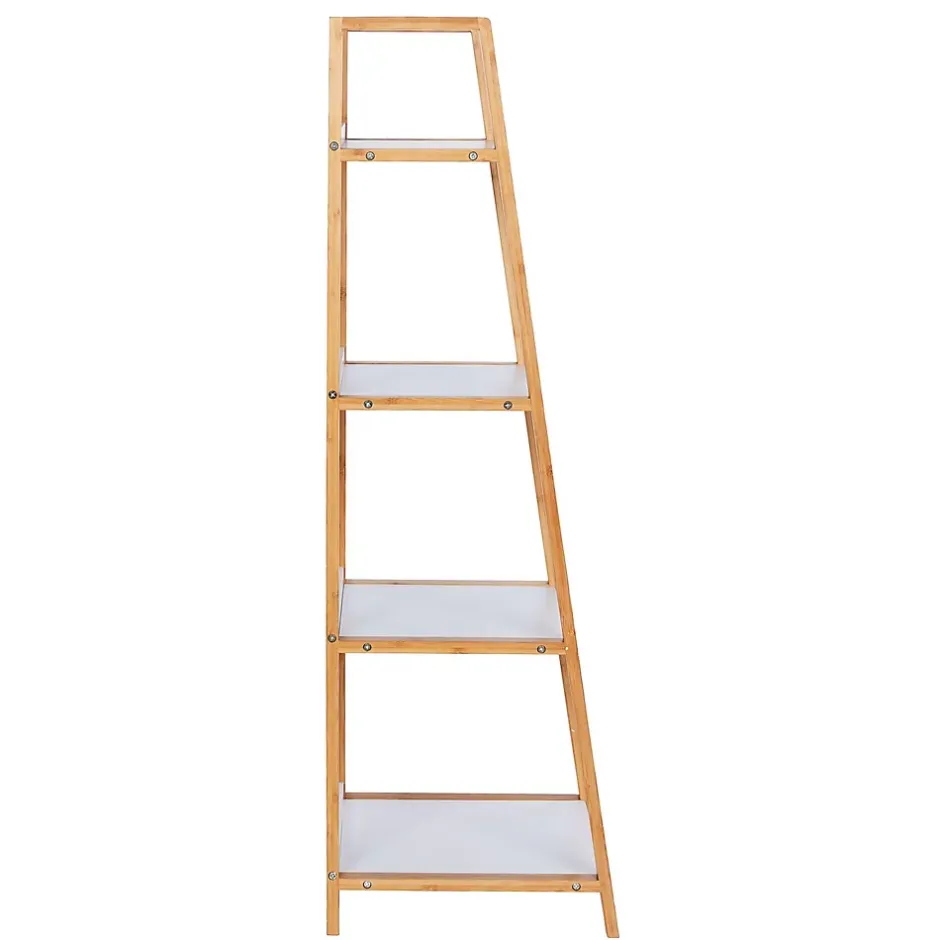 Wenko Etagère de salle de bain en bambou Finja - L. 43 x H. 112 cm