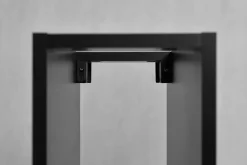 3xE Living Etagère de salle de bain, Noir Mat, 20 x 57 x 46 cm