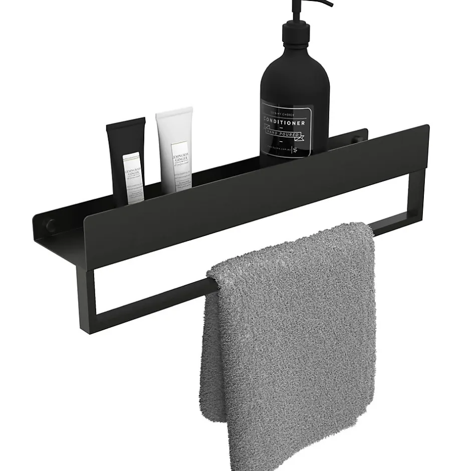 Rea ETAGÈRE DE SALLE DE BAIN SF01-450-B BLACK* Etagère Salle De Bains