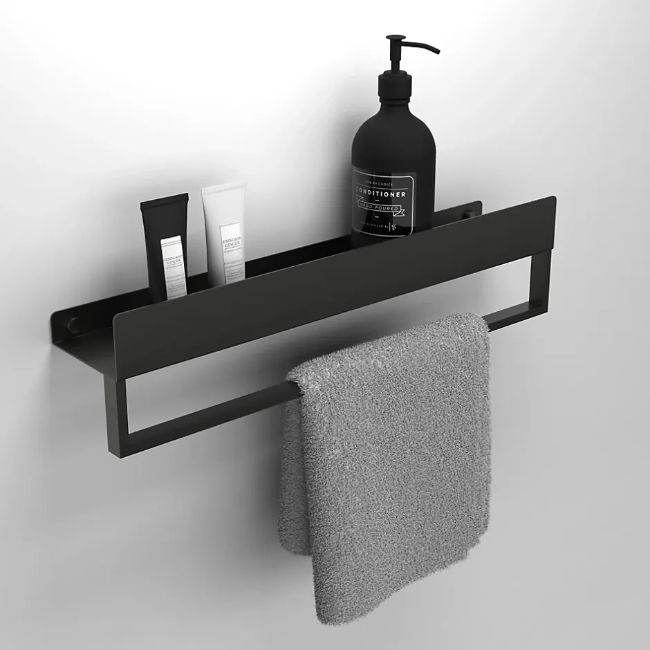 Rea ETAGÈRE DE SALLE DE BAIN SF01-450-B BLACK* Etagère Salle De Bains