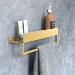 Rea ETAGÈRE DE SALLE DE BAIN SF01-600-BG BRUSH GOLD