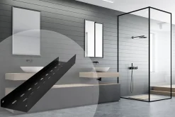 Rea ETAGÈRE DE SALLE DE BAIN SF04-600-B BLACK