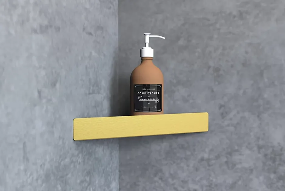Rea ETAGÈRE DE SALLE DE BAIN SF07-BG BRUSH GOLD