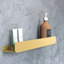 Rea ETAGÈRE DE SALLE DE BAIN SF03-600-BG BRUSH GOLD* Etagère Salle De Bains