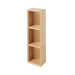 GoodHome Etagère de salle de bains Avela placage chêne 20 cm