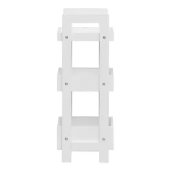 Mobili Rebecca Etagère de Salle de Bains en MDF Blanc Moderne 74x28x20 cm Rebecca Mobili* Meuble De Salle De Bains Faible Profondeur|Etagère Salle De Bains