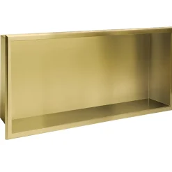Rea ETAGÈRE DE SALLE TUTUMI 30X60X10 BRUSH GOLD