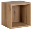 Furnidea Etagère haut de salle de bain suspendue NOVA OAK 27 x 28 cm