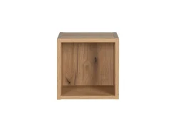 Furnidea Etagère haut de salle de bain suspendue NOVA OAK 27 x 28 cm
