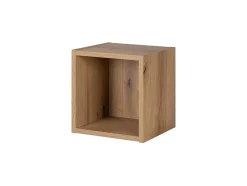 Furnidea Etagère haut de salle de bain suspendue NOVA OAK 27 x 28 cm
