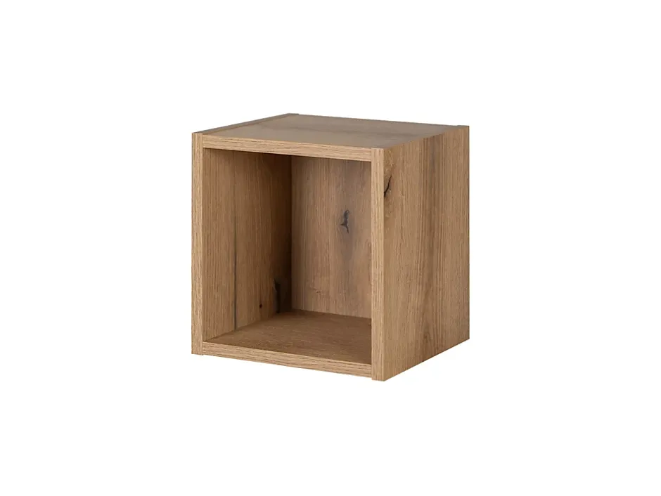 Furnidea Etagère haut de salle de bain suspendue NOVA OAK 27 x 28 cm
