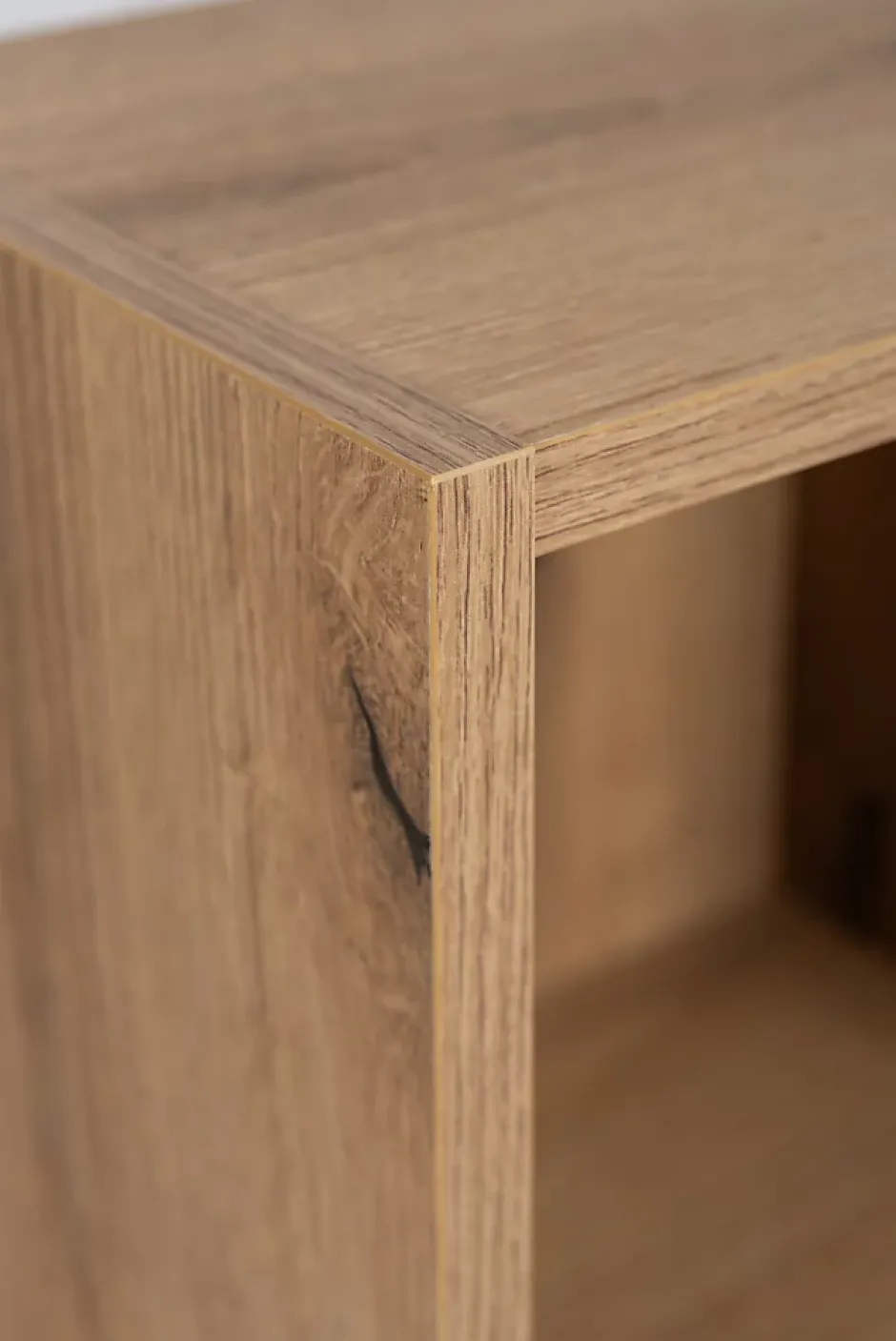 Furnidea Etagère haut de salle de bain suspendue NOVA OAK 27 x 28 cm