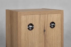 Furnidea Etagère haut de salle de bain suspendue NOVA OAK 27 x 28 cm