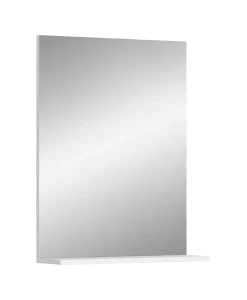 Chb Collection Eteka - Miroir (L/H/P : 60x79x18 cm) en imitation blanc* Miroir Simple