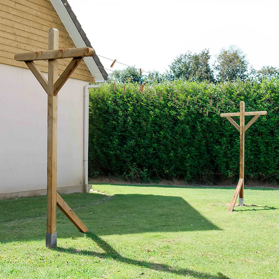 Cémonjardin Etendoir à linge extérieur Séville Premium* Etendoir À Linge