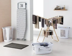 5Five Etendoir à linge pont à poser effet bois 13 m ,* Etendoir À Linge