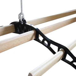 MonsterShop Etendoir à Linge Suspendu - Noir - 2m* Etendoir À Linge