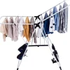 Giantex Etendoir a Linge Pliable Portable en Acier Inoxydable Rangement pour Vetements de Lessive