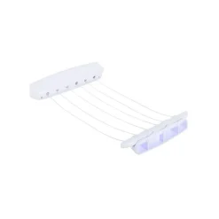 MSV Etendoir et porte vêtements 6 Fils 21M Blanc* Etendoir À Linge