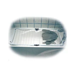 MSV Etendoir pour baignoire 10M Acier Blanc