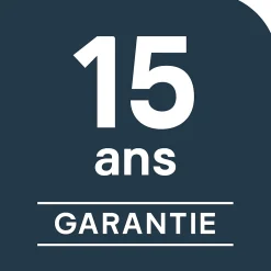 GoodHome Evier à encastrer en composite quartz 2 bacs et égouttoir L. 116 x l. 50 x H. 28,2 cm Alland