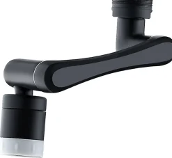 MTK Extension éco aérateur d'eau orientable, bi-jets, noir,