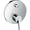 Hansgrohe Façade mitigeur bain douche encastré 2 sorties Talis S chromé