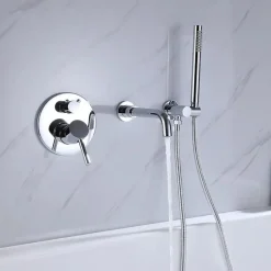 Hansgrohe Façade mitigeur bain douche encastré 2 sorties Talis S chromé