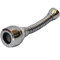 Noyon & Thiebault Flexible brise jet avec aérateur 2 jets Femelle 22 x 100 Noyon et Thiebault chromé et noir* Accessoire De Robinet