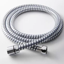 GoodHome Flexible de douche argent/gris PVC 1,50 m