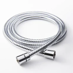 GoodHome Flexible de douche inox chromé 1,75 m* Pommeau De Douche, Flexible Et Barre De Douche