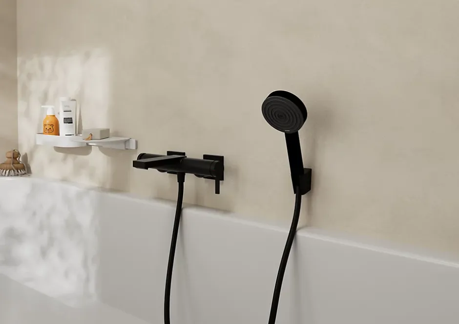 Hansgrohe Flexible de douche Isiflex 1,60 m noir mat* Pommeau De Douche, Flexible Et Barre De Douche