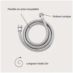 Mob-In Flexible en acier inoxydable AXON