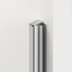 Swiss Aqua Technologies Fusion Porte de douche 100x195cm pivotante anticalcaire avec profilé chrome brillant (SATFUD100NIKA-SET)* Porte De Douche