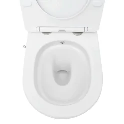 Swiss Aqua Technologies Fusion WC japonais suspendu sans bride, chasse d'eau Vortex + abattant SoftClose, blanc (SATFUS11BFC)