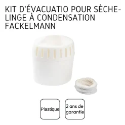 Fackelmann Gaine d'évacuation extérieure pour sèche-linge à condensation