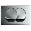 Geberit Delta20 Plaque de déclenchement double touche, Chrome brillant (115.100.21.5)