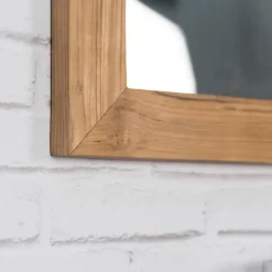 Wanda Collection Grand miroir rectangle en teck massif 160 x 70 cm* Miroir Simple