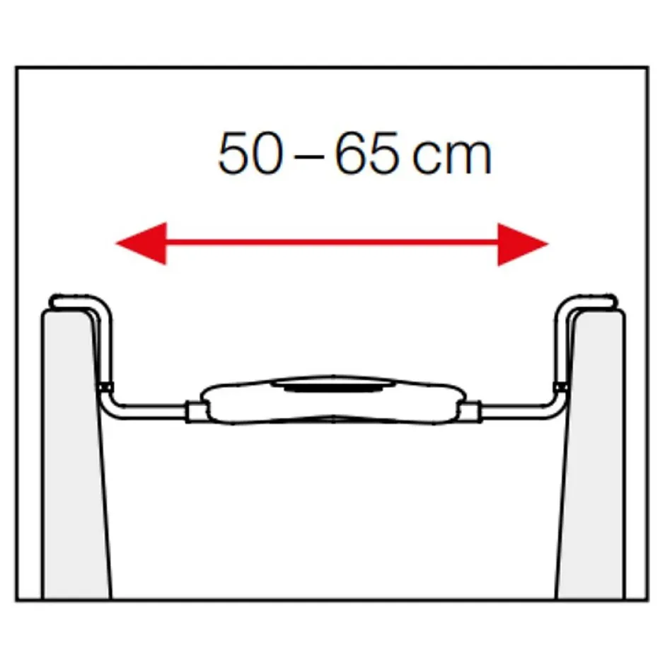 Spirella Grand siège télescopique de baignoire inoxydable Blanc