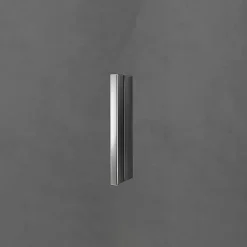 Grand Verre Cabine de douche style industriel avec porte coulissante 160 cm et paroi latérale 80 cm accessoires chromés* Cabine De Douche