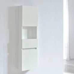 Stano Grande armoire de rangement ESSENTIEL hauteur 120 cm melamine blanc