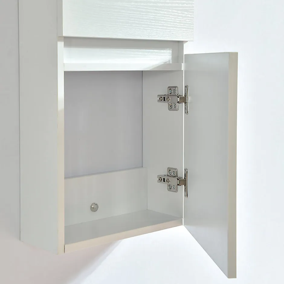 Stano Grande armoire de rangement ESSENTIEL hauteur 120 cm melamine blanc