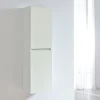 Stano Grande armoire de rangement LINEA hauteur 120 cm melamine blanc