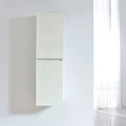 Stano Grande armoire de rangement LINEA hauteur 120 cm melamine blanc