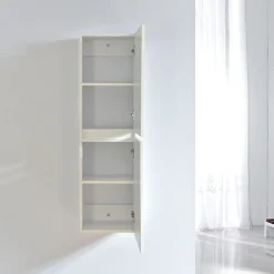 Stano Grande armoire de rangement LINEA hauteur 120 cm melamine blanc